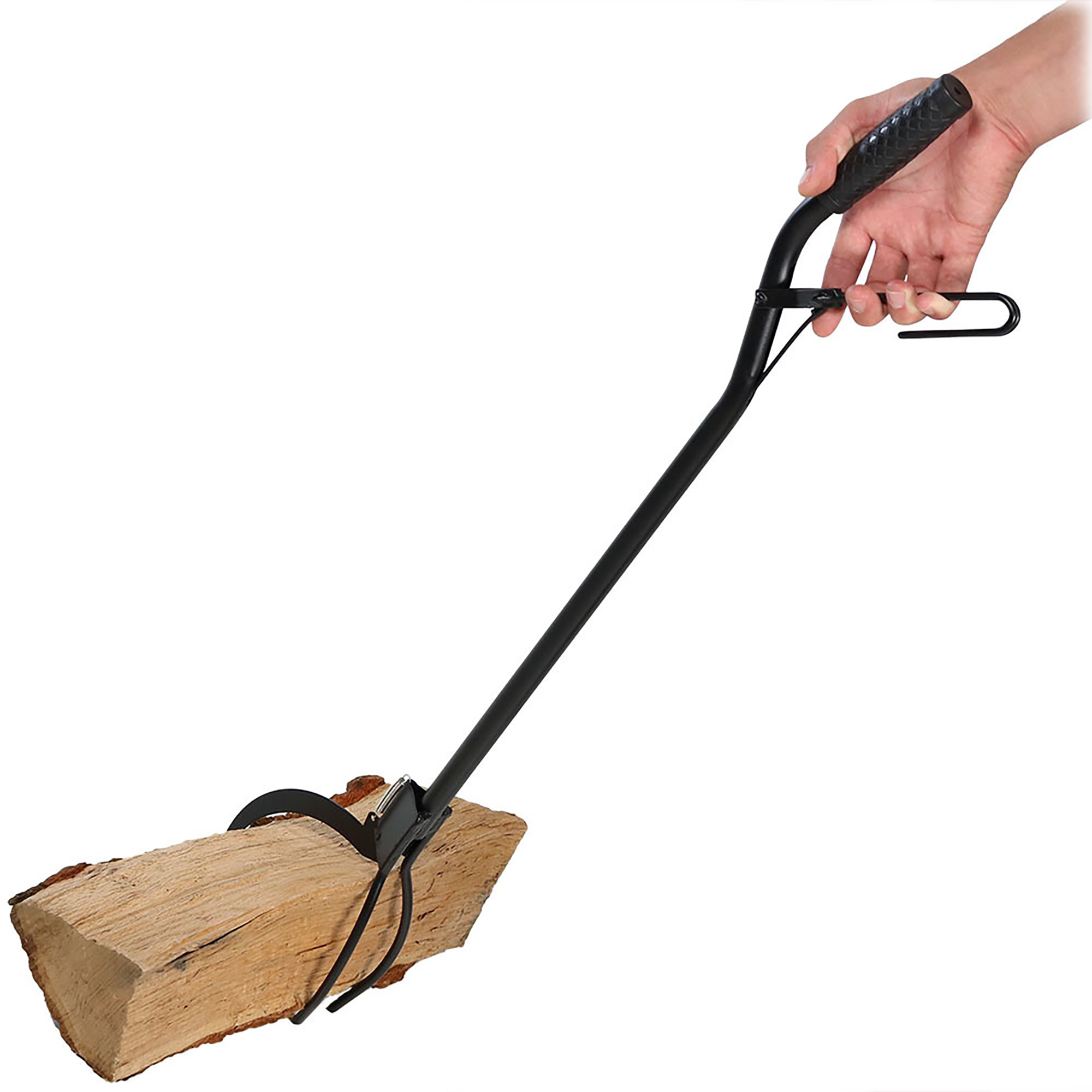 Sunnydaze Decor, Spring-Loaded Firewood Log Grabber Claw - 36in., Model# SM-LG101